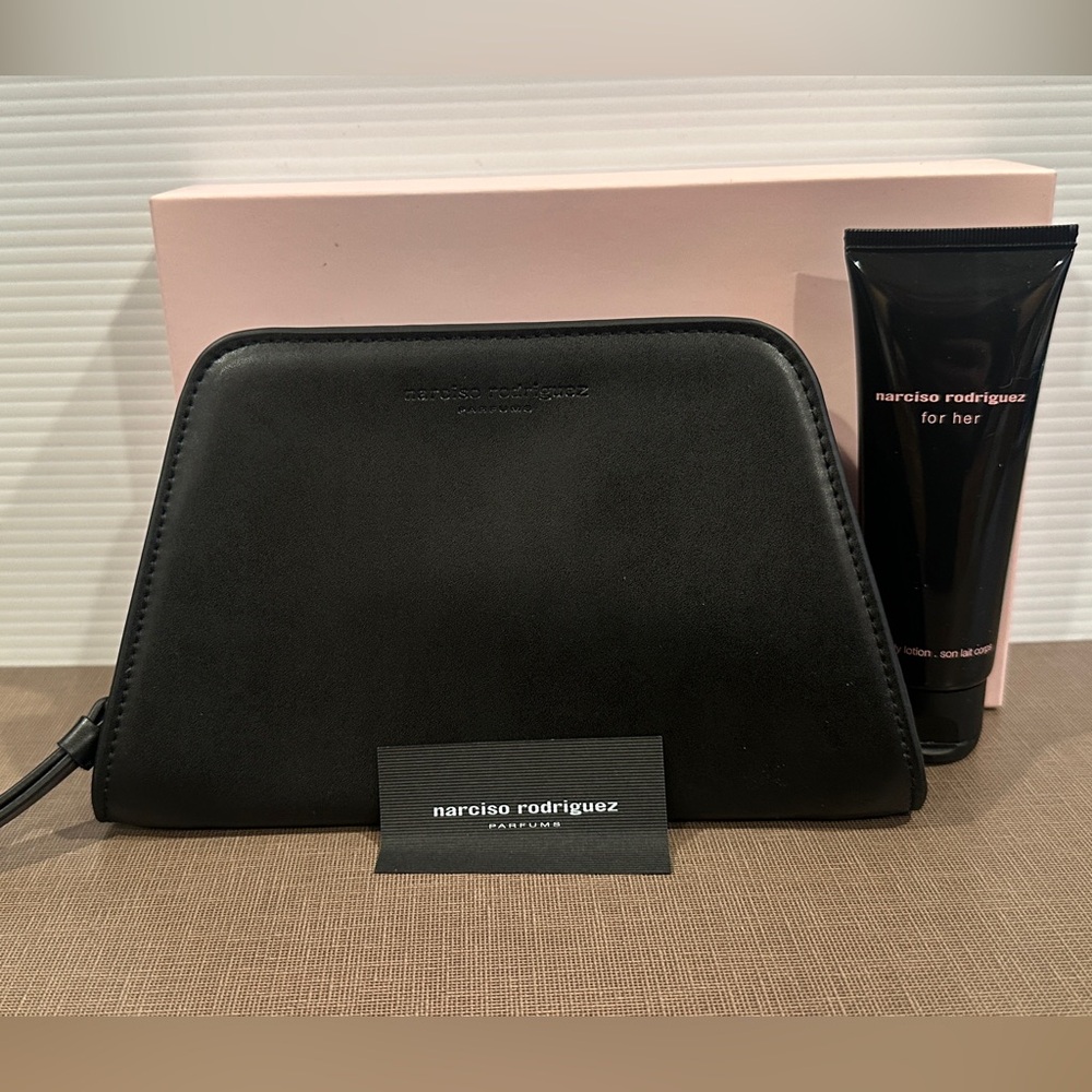 Narciso Rodriguez Clutch Wallet and For Her Lotion